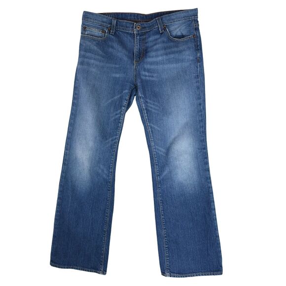 Polo Ralph Lauren Kelly Denim Jeans Women Size 12 Blue Bootcut - Picture 1 of 8